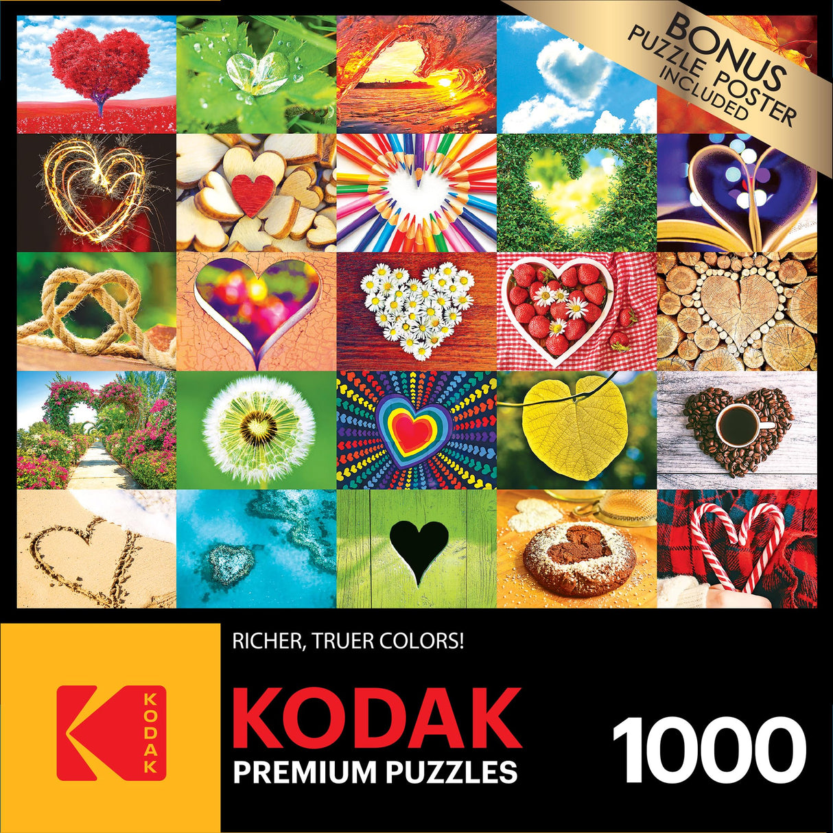 RoseArt - Kodak Premium - Love is Everywhere - 1000 Piece Jigsaw Puzzle for Adults RoseArt