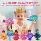 Klever Kits Poke in Fun Art Crafts for Kids Ages 4-8, Princess Dress-up, Art Activities, DIY Craft Kits, Birthday Gifts for Girls Ages 4 5 6 7 8+ Klever Kits