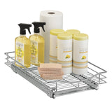 LYNK PROFESSIONAL® Pull Out Cabinet Organizer, 14" x 18" Slide Out Drawers for Kitchen Cabinets - Sliding Pull-Out Pantry Shelves – Home Shelf Organizers - Lifetime Ltd. Warranty, Chrome LYNK PROFESSIONAL