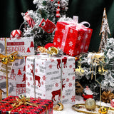 WRAPAHOLIC 30 Inch Christmas Wrapping Paper Roll - Jumbo Roll Rustic Holiday Woodland Scenes - Snowflake, Plaid, Reindeer - 4 Rolls - 30 Inch x 120 Inch Per Roll WRAPAHOLIC