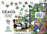 Ceaco - Tracy Flickinger - Summer Gazebo - Oversized 300 Piece Jigsaw Puzzle Ceaco