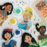 Perler Disney Princesses Deluxe Fused Bead Activity Kit with Patterns and Pegboards, Finished Project Sizes Vary, Multicolor 4474 Pieces Perler