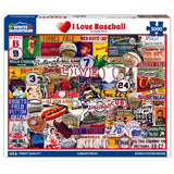 White Mountain Puzzles - I Love Baseball - 1000 Piece Jigsaw Puzzle White Mountain