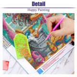 gganmtere Funny Housework Diamond Art for Adults,Dimond Art Paintings Kit for Beginners,5D Full Drill Diamand Paintings Kits,Gem Art Crafts for Adults Wall Decor 14x14inch gganmtere