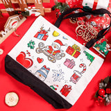 Joyclub 10 Pack Large Canvas Tote Bags Bulk Sublimation Blanks with Long Handle 18.5 x 15 x 4 inch Polyester Bags Wide Reusable Grocery for DIY Decorating Crafting Painting Shopping Joyclub