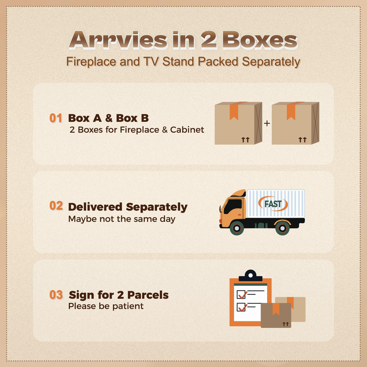 Huuger Fireplace TV Stand with LED Lights for 75 80 Inch TV, 3-Side Glass Fireplace Entertainment Center, 70 Inch Farmhouse TV Stand with 4 Deep Drawers for Living Room, Distressed White Huuger