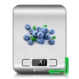 Etekcity Food Kitchen Scale, Digital Grams and Ounces for Weight Loss, Baking, Cooking, Keto and Meal Prep, LCD Display, Medium, 304 Stainless Steel Etekcity