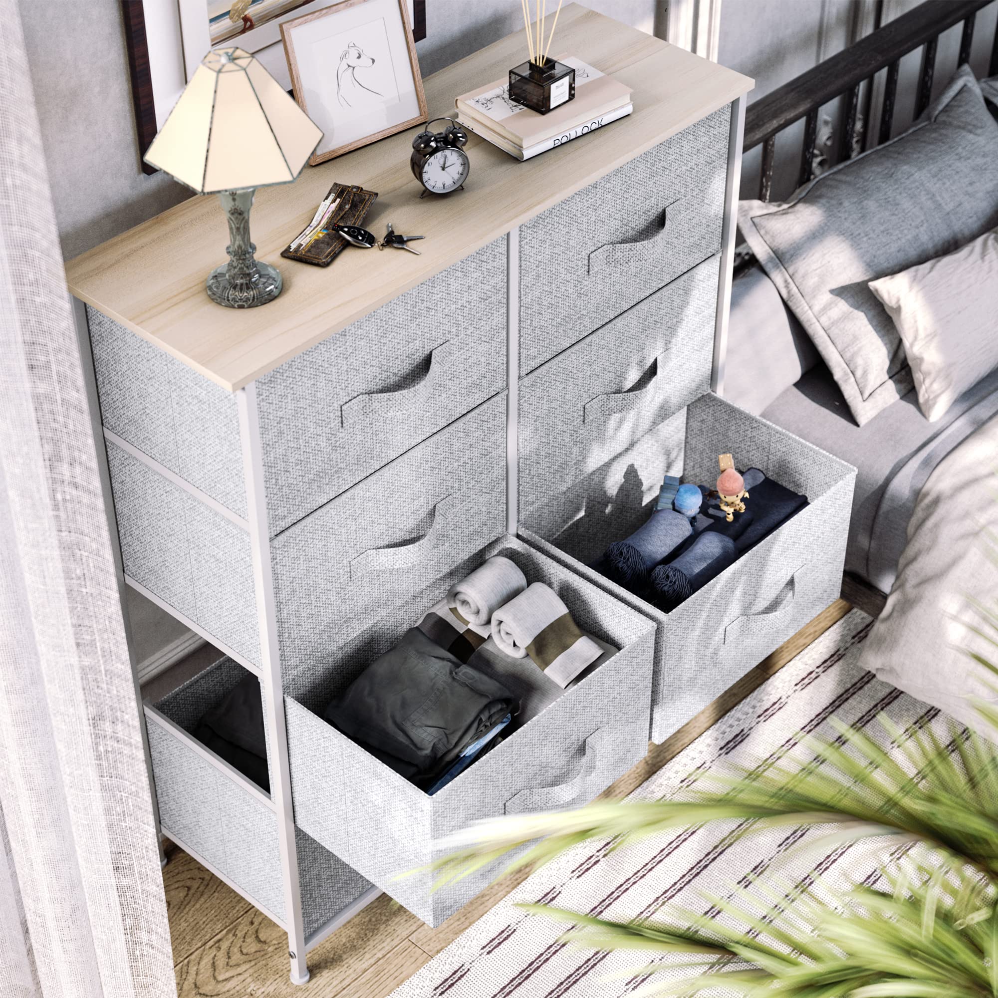YITAHOME 10 Drawer Dresser Fabric Storage Tower - Thumbnail 3