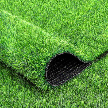 Fasmov Green Artificial Grass Rug Grass Carpet Rug 3.2' x 6.5', Realistic Fake Grass Deluxe Turf Synthetic Turf Thick Lawn Pet Turf -Perfect for Indoor/Outdoor Fasmov