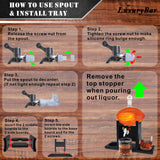 Football Whiskey Decanter Set with Glasses Spout Football Chiller,47oz Whiskey Decanter Sets for Men,Tequila Liquor Decanter Whiskey Set Bourbon Gifts for Men Gifts for Dad Boyfriend Him Husband LuxuryBar