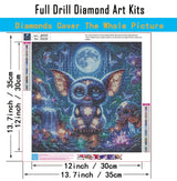 CHWGLFGG 5D Diamond Art Kits for Adults Beginners, Enchanted Forest Animal Diamond Painting Kits, DIY Full Round Drill Paint by Diamonds Dot Gem Art for Adults, Home Wall Decor 13.7X 13.7 Inch CHWGLFGG
