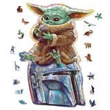 Wooden Puzzles for Adults, 200 Pieces Uniquely Irregular Animal Shaped Wooden Jigsaw Puzzles, Creative Gift for Teenagers and Adults, 7.9x11.8 Inch WHJSG