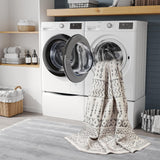 Art&Tuft 8x10 Area Rug, Super Soft Ultra-Thin Moroccan Washable Rugs 8x10, Anti-Slip Backing Rugs for Living Room, Foldable Geometric Machine Washable Area Rug(8'x10', Ivory) Art&Tuft