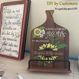 VYNOPA Cookbook Stand for Kitchen Counter Wood Adjustable Recipe Book Holder Stand iPad Rustic Holder Thanksgiving Day Christmas Gift for Mother, Grandma, Women VYNOPA