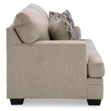 Signature Design by Ashley Stonemeade Casual Loveseat with 2 Toss Pillows, Light Brown Signature Design by Ashley