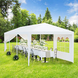 HomGarden 10'x30' Outdoor Canopy Tent Patio Camping Gazebo Shelter Pavilion Cater Party Wedding BBQ Events Tent w/Removable Sidewalls HomGarden