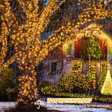 394FT 1000 LED Christmas Lights Outdoor String Lights 8 Modes & Timer Fairy Lights Plug in Waterproof LED String Lights for Xmas Yard Tree Patio Wedding Holiday Party Decorations (Warm White) ROADAYLY