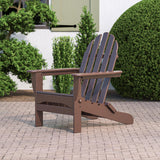 POLYWOOD AD5030MA Classic Folding Adirondack Chair, 35.00" x 29" x 35.00", Mahogany Polywood