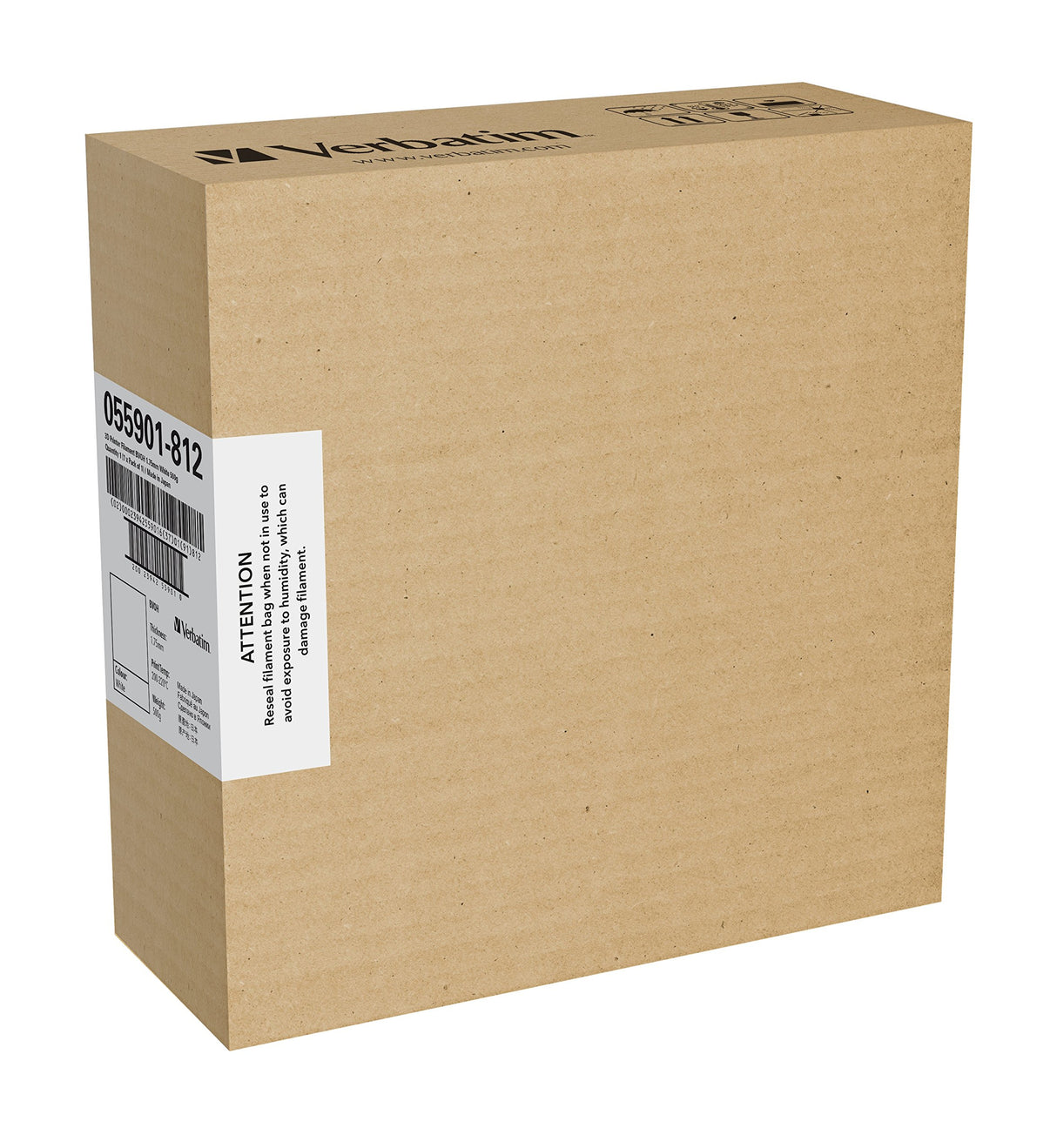 Verbatim 55901 BVOH Filament 1.75mm 500g Reel, Natural Verbatim