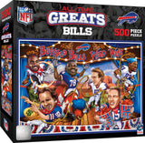 MasterPieces 500 Piece Sports Jigsaw Puzzle for Adults - NFL Buffalo Bills All-Time Greats - 15x21 Masterpieces