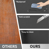 EKJ 72" H Garage Shelving 2500 LBS Heavy Duty Storage Shelves, Adjustable 5 Tier Metal Shelving Unit, Metal Racks for Storage, Utility Shelves for Workshop, Basement, Home Office 72" H*35.4"W*15.7"D EKJ