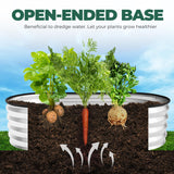 Utopia Home Galvanized Raised Garden Bed, 4 by 2 feet Lightweight Planter Boxes Outdoor with Easy Assembly, Large Garden Bed for Vegetables, Fruits, Flowers, Silver, Pack of 2 Utopia Home