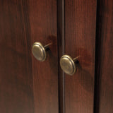 Sauder Select Cherry Storage Bookcase with Adjustable Shelves and Doors Sauder