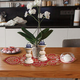 White Wooden Candle Holder,Candle Holder,Wood Candle Holder,Candle Holders,Farmhouse Candle Holder,Candle Holder Set of 2,Wood Pillar Candle Holder,Height 6 inch Set of 2, White Wash Light & Pro