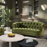 Jennifer Taylor Home La Rosa Victorian Chesterfield Loveseat Jennifer Taylor Home