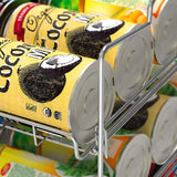 Deco Brothers Stackable Can Rack Organizer for Kitchen and Pantry, Holds Upto 36 Cans, Chrome Finish Deco Brothers