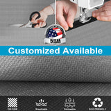 Artpuch Pergola Shade Cover with Grommets 8x10 FT 90% UV Block Outdoor Sun Shade Cloth Privacy Screen for Patio (Customized Available) Light Grey Artpuch