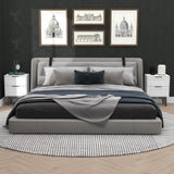 TaoHFE Modern White Nightstand Set 2 with Drawer Mid Century 22 Inch Bed Side Table Bedroom White Night Stand Set of 2 Bedside Table Set 2 White 2 Drawer Nightstand Table for Bed Room(2, White) TaoHFE