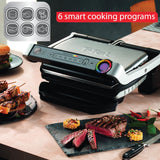 T-fal OptiGrill XL Electric Indoor Grill: 6 Auto Cooking Modes, Smart Sensor Technology, Nonstick Removable Plates, 4-8 Servings, Dishwasher Safe, Panini Press, Precision Grilling T-Fal