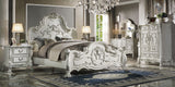 Dresden Arched Headboard California King Bed in Bone White by ACME Furniture ACME Furniture