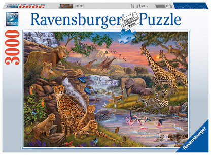 Ravensburger Animal Kingdom 3000 Piece Jigsaw Puzzle - Engaging Family Activity Imagery | Perfect Interlocking Fit | FSC Certified Materials | Ideal Gift for Adults and Kids