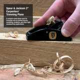 Spear & Jackson CTP3 Carpenters' 3" Trimming Plane Spear & Jackson