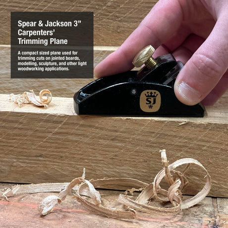 Spear & Jackson CTP3 Carpenters' 3" Trimming Plane Spear & Jackson