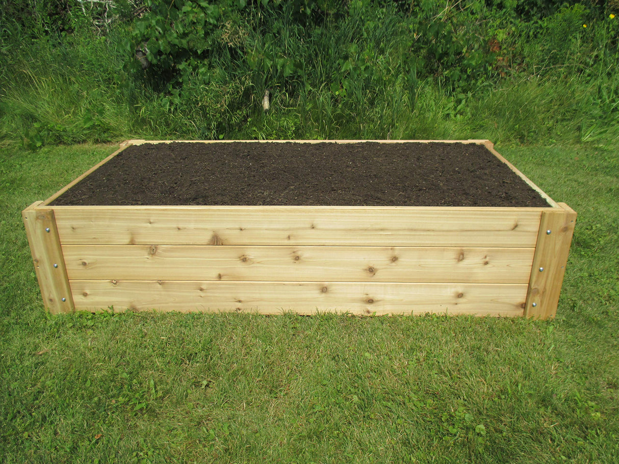 Infinite Cedar Deep Root Cedar Raised Bed Garden Kit Infinite Cedar