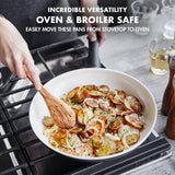 GreenPan Rio 16 Piece Cookware Pots and Pans Set, Hard Anodized Healthy Ceramic Nonstick PFAS-Free, Bakelite Handles, Frypans, Saucepan, Saute Pan, Stock Pot, Kitchen Tools, Dishwasher Safe, Black GreenPan