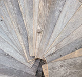 Rockin' Wood Real Wood Nail Up Application Rustic Reclaimed Naturally Weathered Barn Wood Accent Paneling Board Planks for Home Walls (104 Square feet) Rockin' Wood