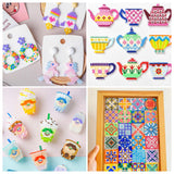 Fuse Beads, 21,000 pcs Fuse Beads Kit 22 Colors 5MM for Kids, Including 8 Ironing Paper,48 Patterns, 4 Pegboards, Tweezers, Beads Compatible Kit by INSCRAFT INSCRAFT