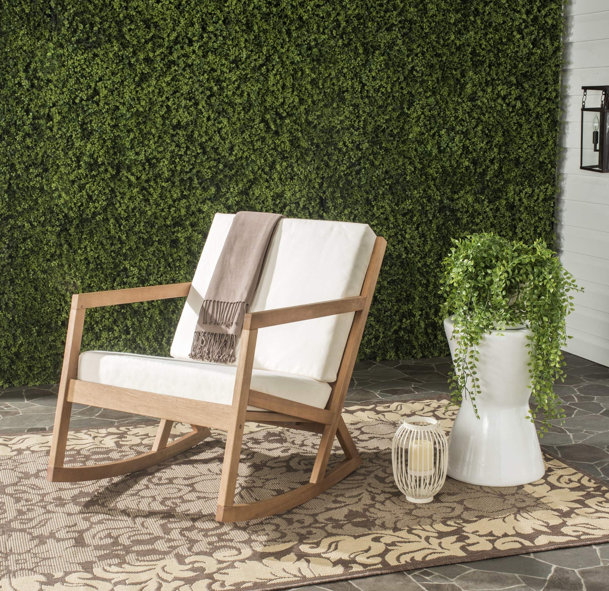 Safavieh Outdoor Collection Vernon Rocking Chair - WoodArtSupply