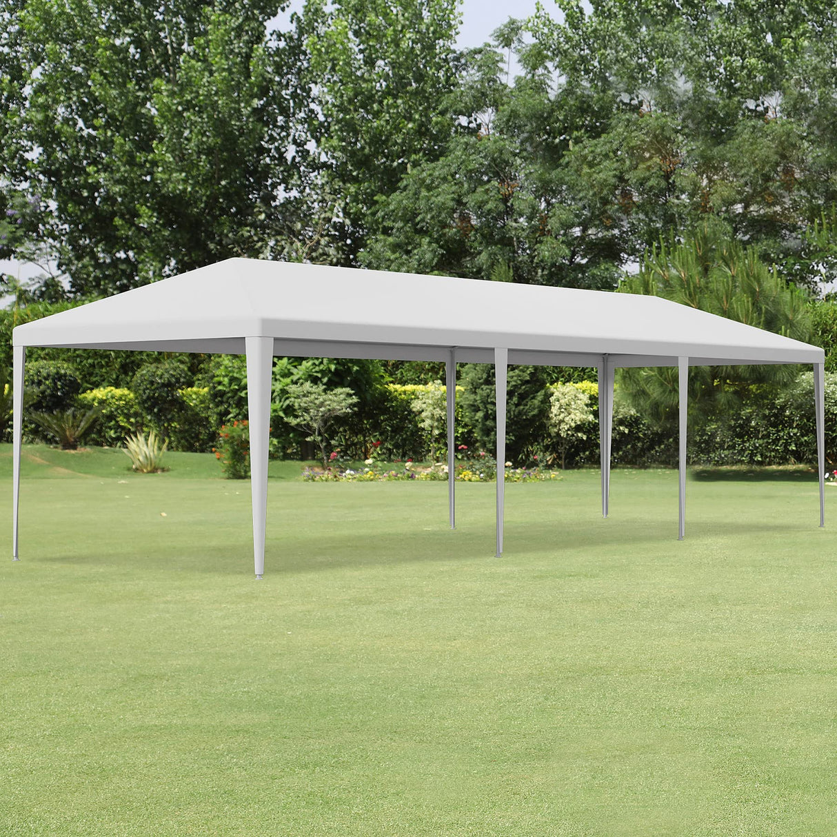 JupiterForce 10x30 Party Tent Outdoor Wedding Canopy Tents for Parties with Removable Sidewalls Heavy Duty Waterproof Gazebo Shelter BBQ Events Tent, White JupiterForce