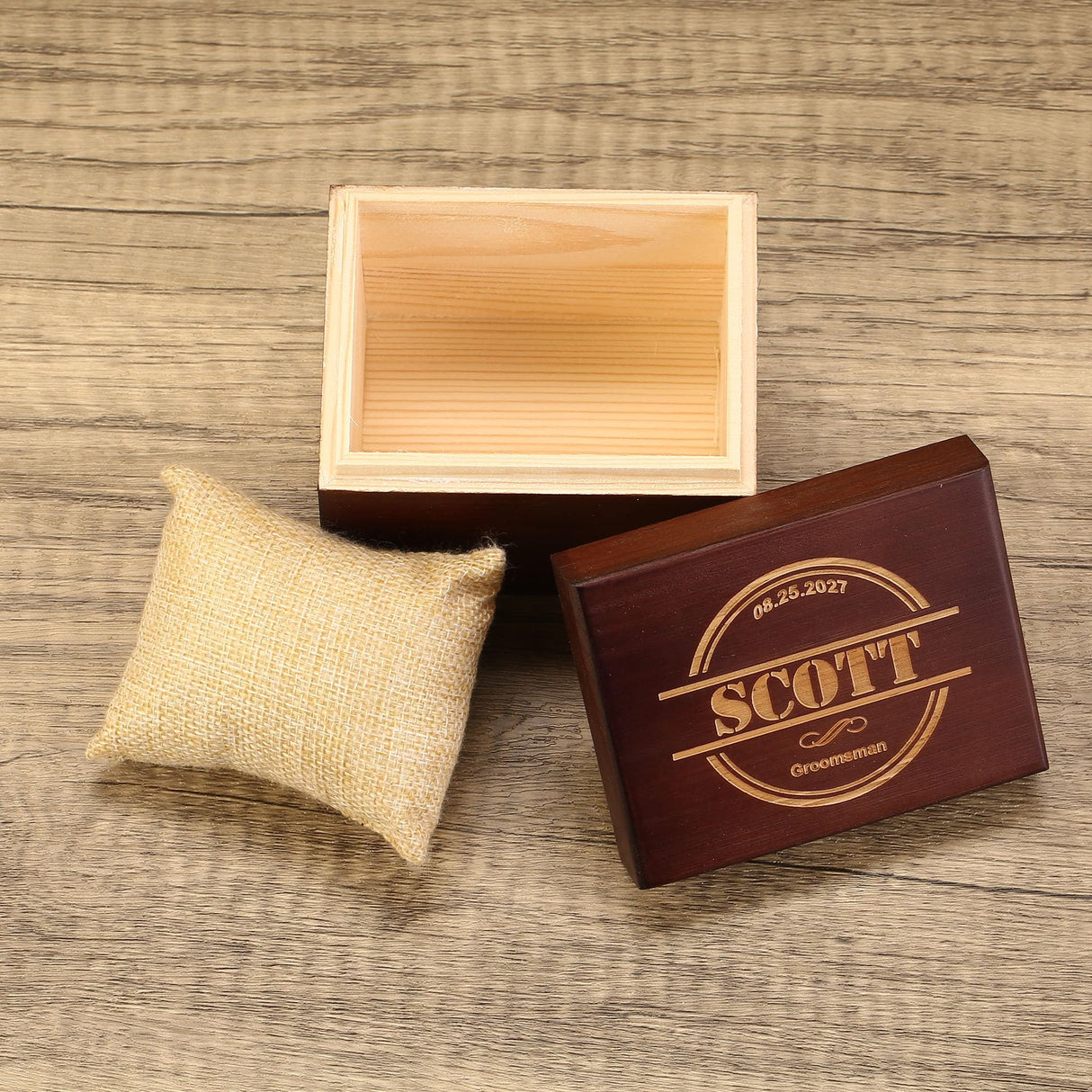 Awerise Personalized engraved Wooden Watch Box, Watch Organizer, Groomsman Gifts, Custom Watch Case Awerise