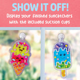 Creativity for Kids Sticker Sun Catchers Mini Craft Kit: Create 2 Suncatchers - Toddler Stocking Stuffers and Gifts Ages 3-4+, Arts & Crafts for Kids, Window Art for Kids Creativity for Kids