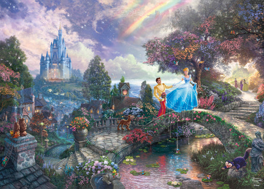 Ceaco - Thomas Kinkade - Disney - Cinderella Wishes Upon A Dream - 1000 Piece Jigsaw Puzzle