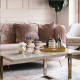 White Wooden Candle Holder,Candle Holder,Wood Candle Holder,Candle Holders,Farmhouse Candle Holder,Candle Holder Set of 2,Wood Pillar Candle Holder,Height 6 inch Set of 2, White Wash Light & Pro