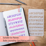 Mr. Pen- Letter Stencils, 12 Pack, 4 x 7 Inch, Alphabet Stencils Letters and Numbers, Letter Stencil, Lettering Alphabet Stencil Mr. Pen