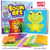 Dan&Darci Foam Sticker Art Craft for Kids - Toddler Arts & Crafts for Ages 3-5 - Boys 4-6 Birthday Gift & Stocking Stuffer Dan&Darci
