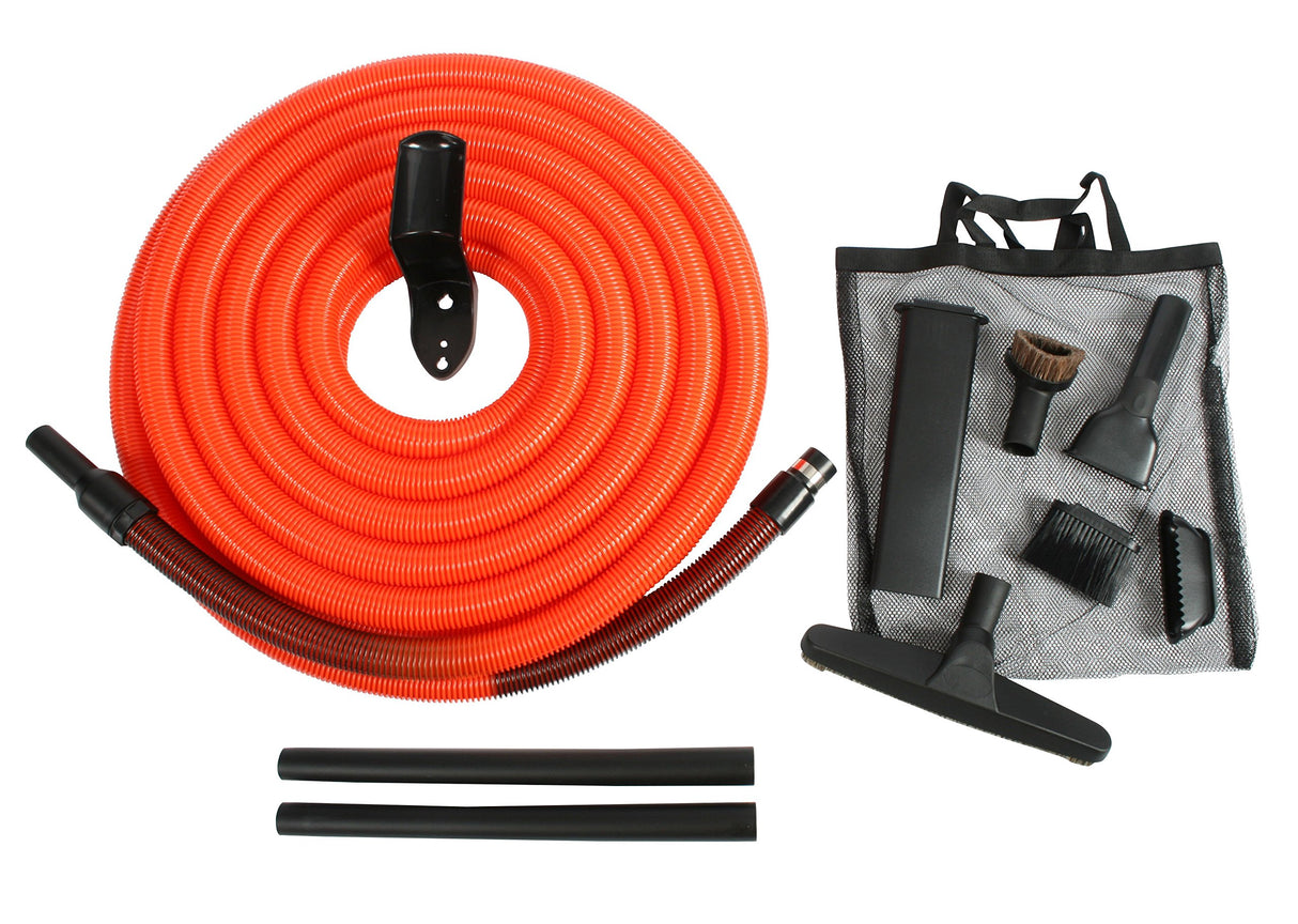 Cen-Tec Systems 93741 Central Vacuum Garage Attachment Kit with 50 ft. Hose, Black Cen-Tec Systems